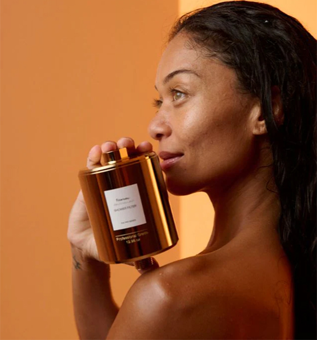 healthy luscious hair and skin